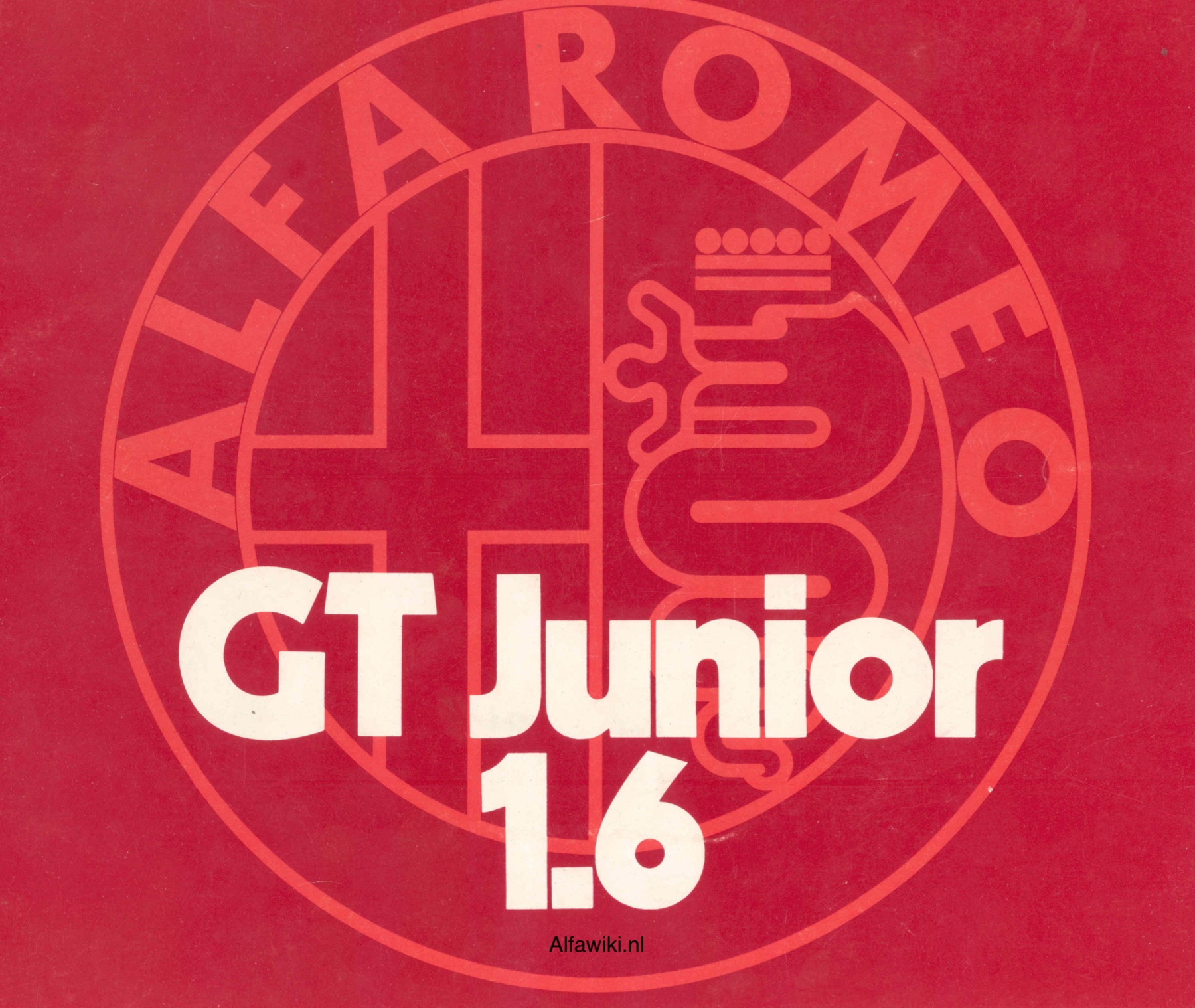 Alfa Romeo Junior 1600 brochure