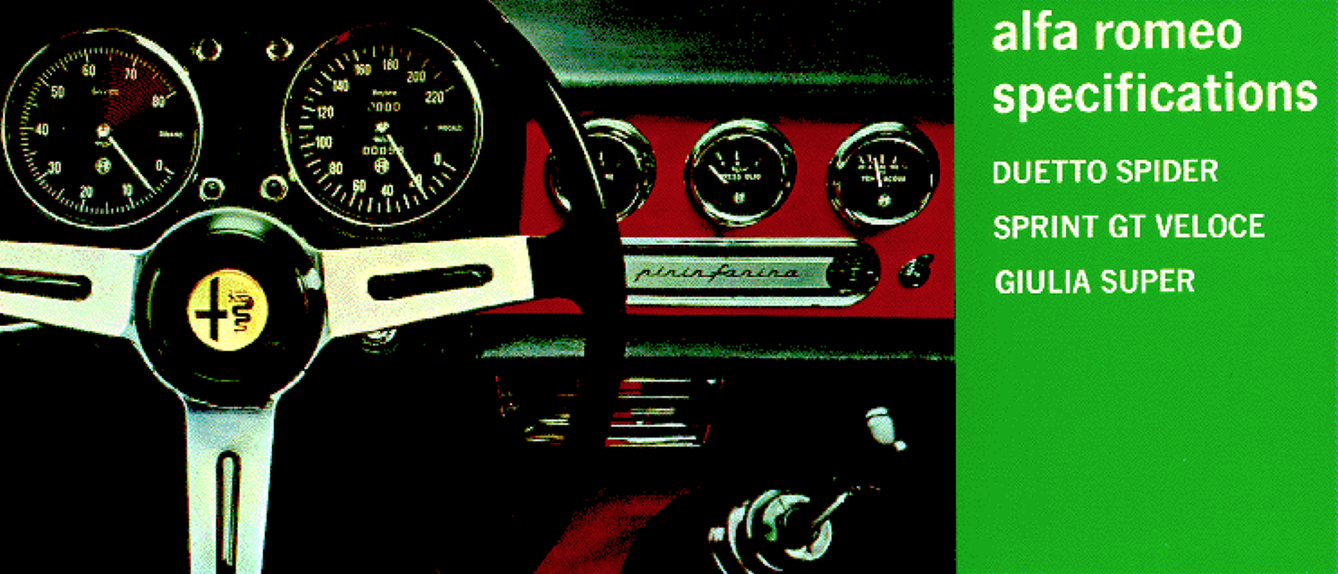 Alfa Romeo Duetto brochure