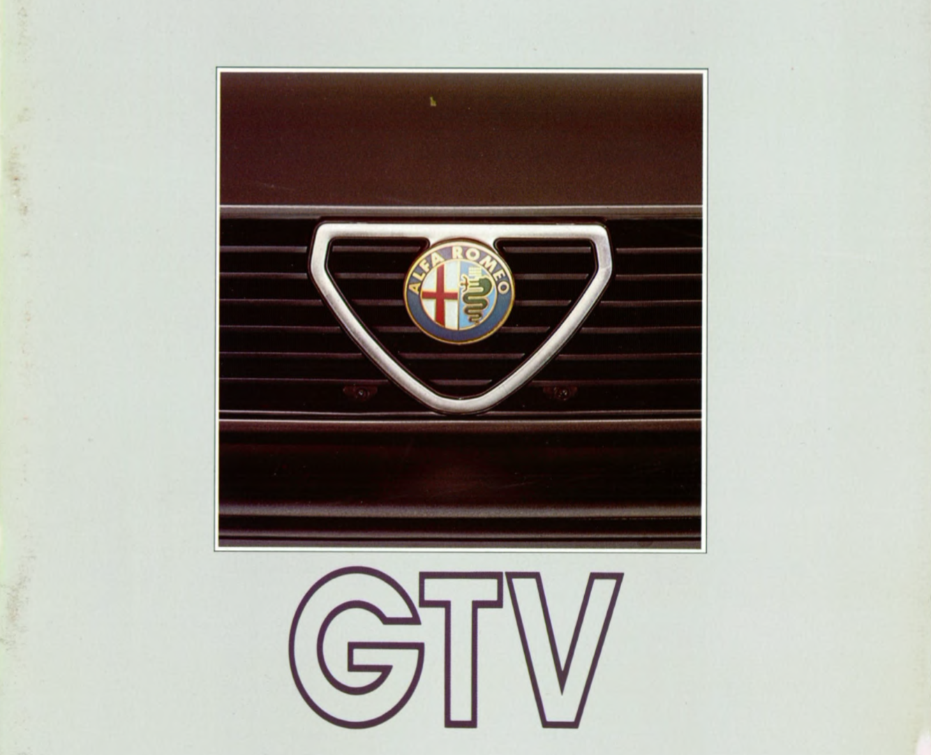 Alfa Romeo GTV brochure