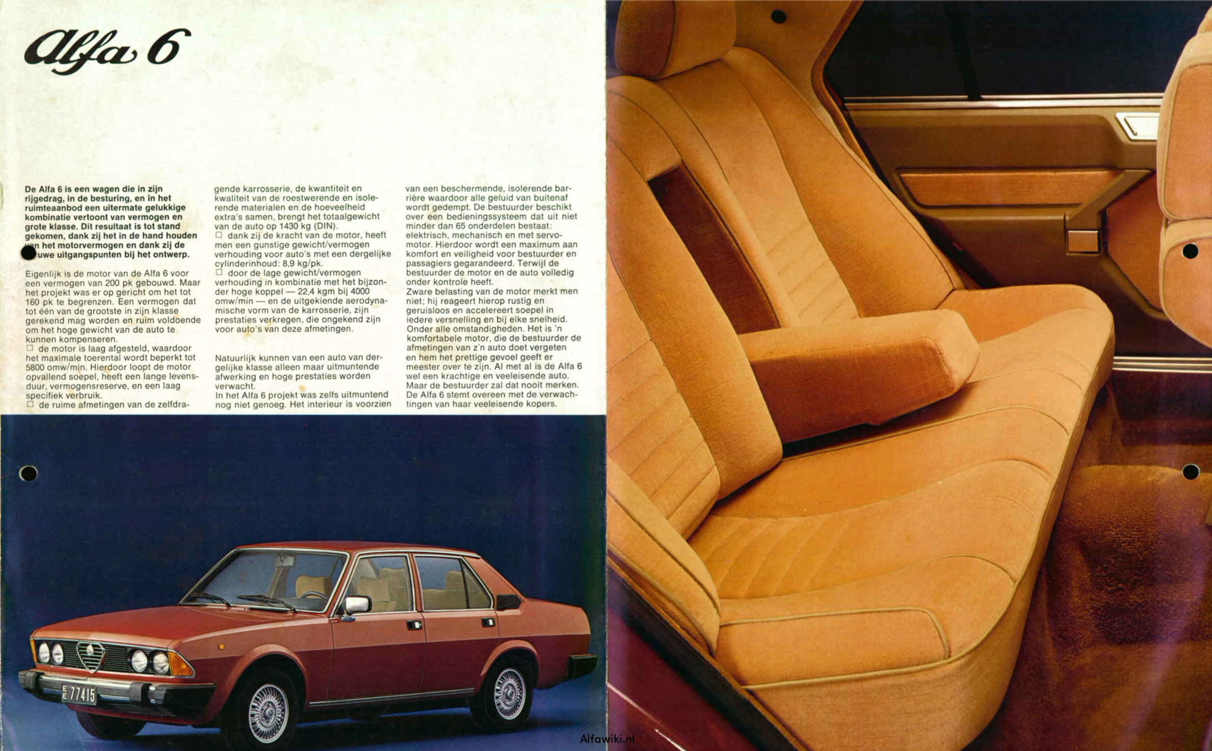 Alfa Romeo 6 brochure