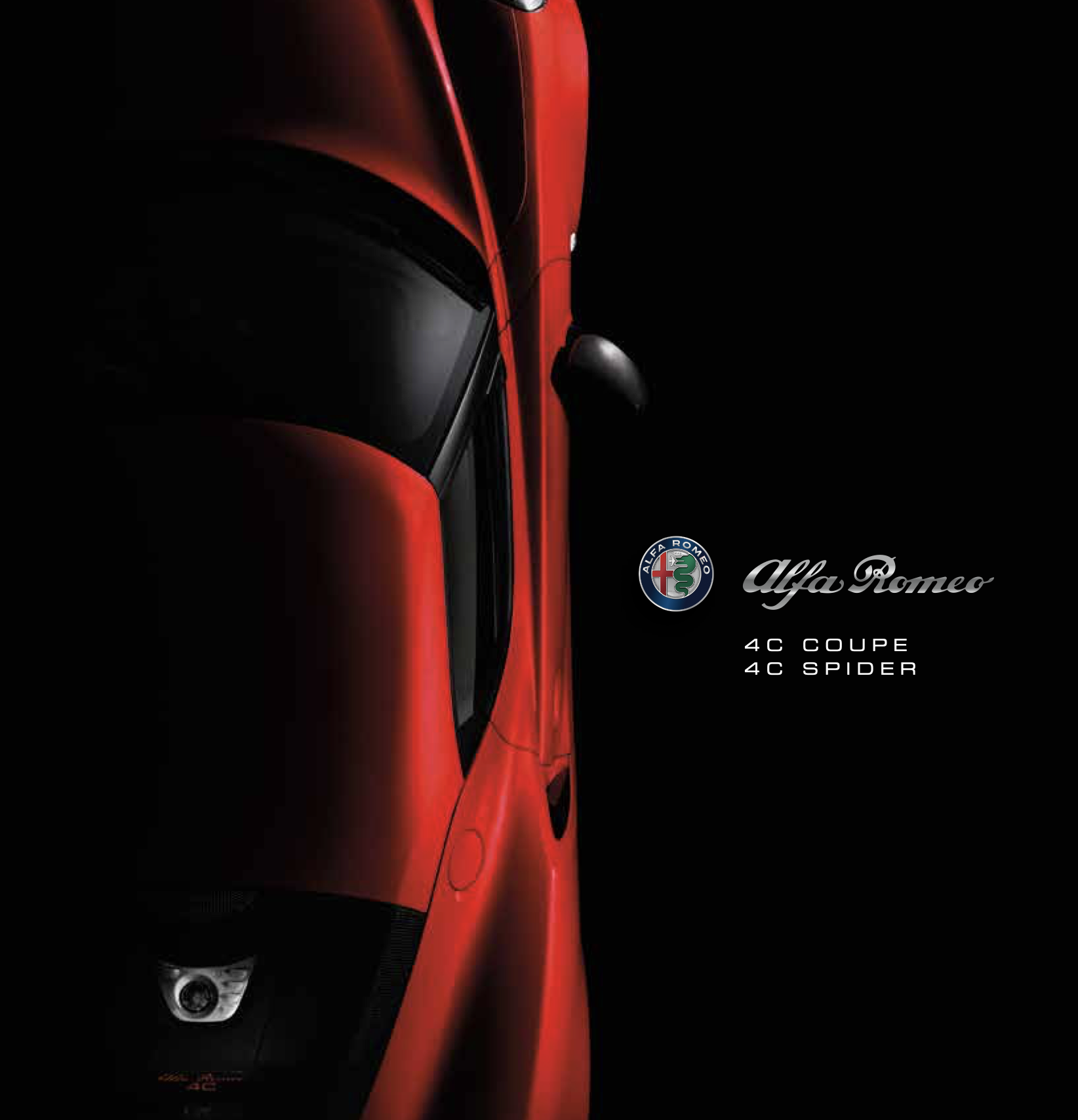 Alfa Romeo 4c brochure