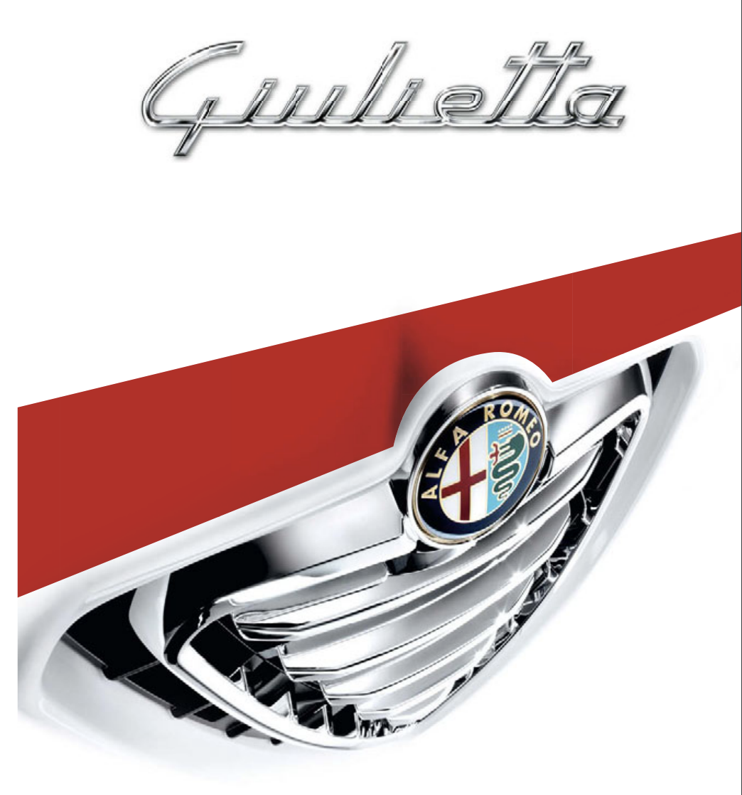 Alfa Romeo Giulietta brochure