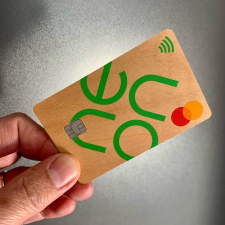 Wooden Neon MasterCard