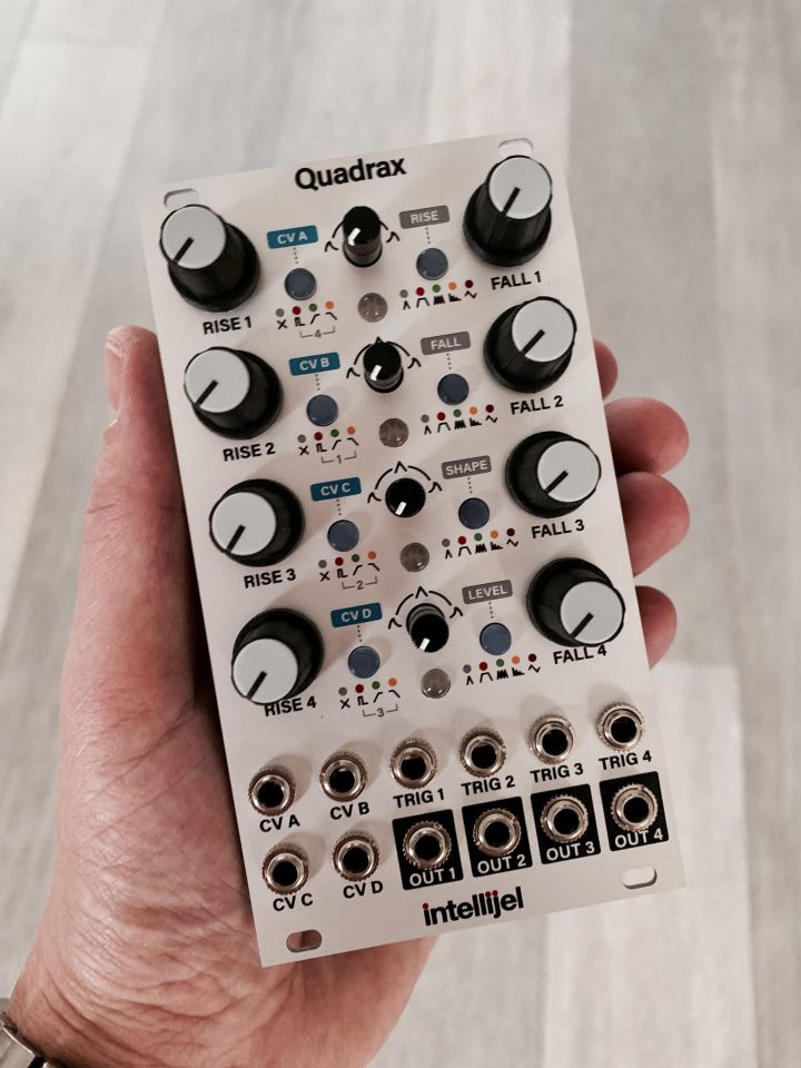 The Quadrax module in my hand