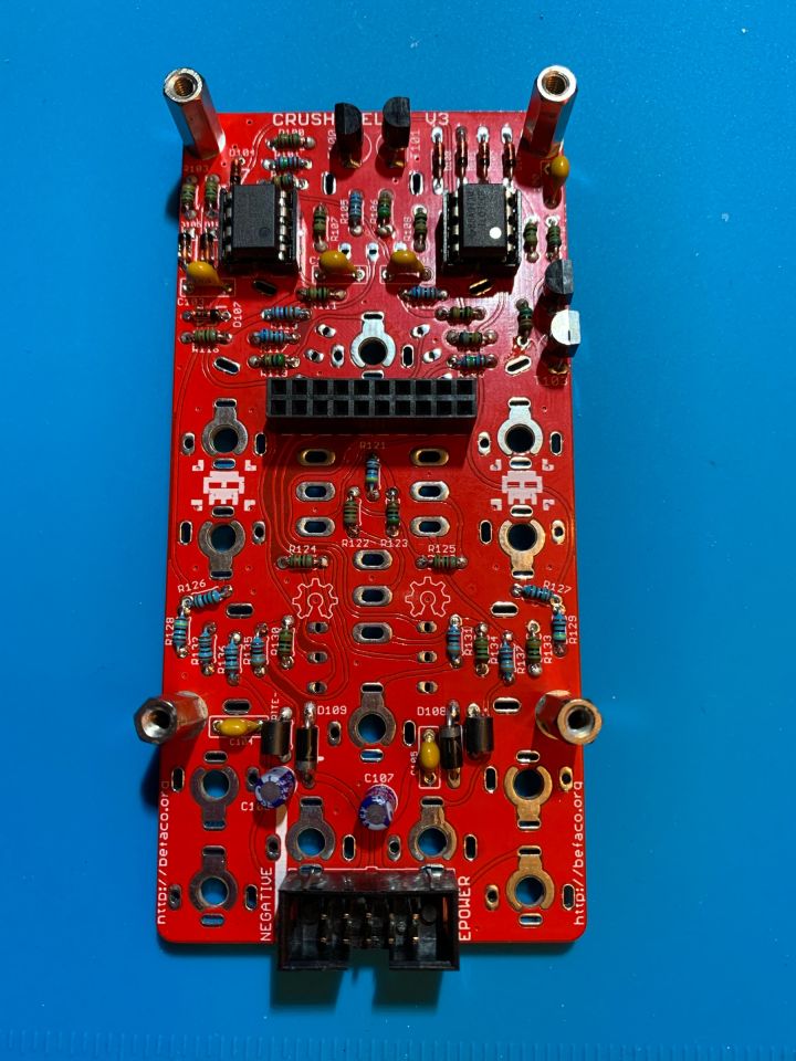 Second board of the crush delay