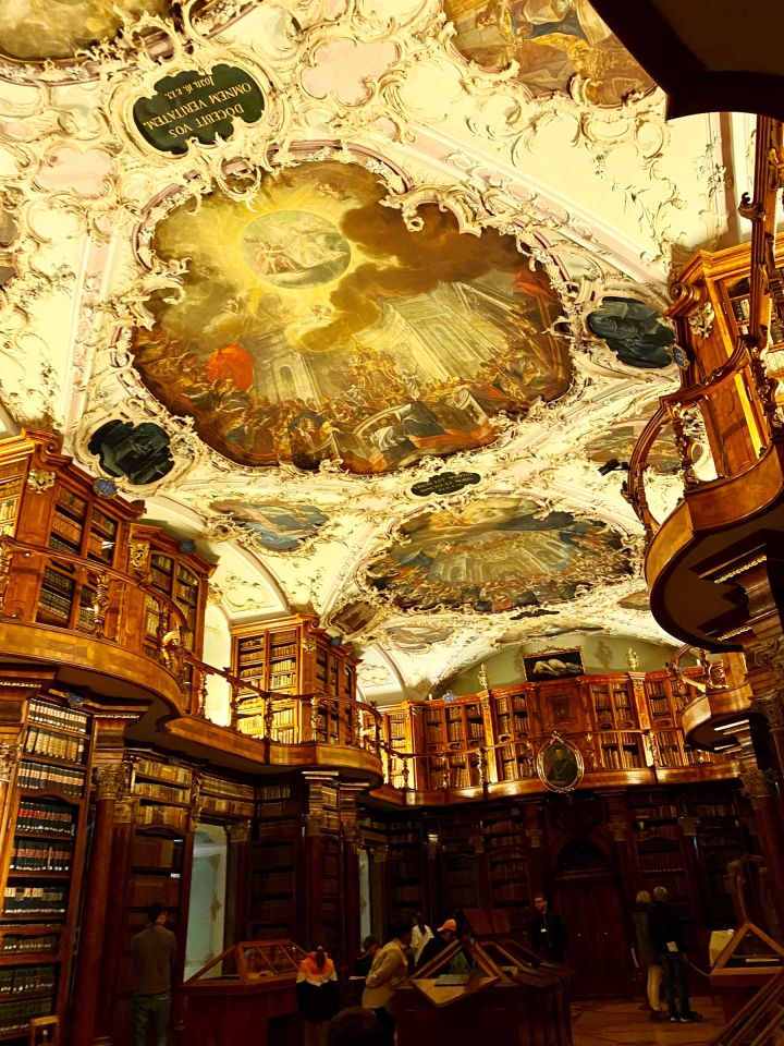 The library of the abbey of St. Gallen.