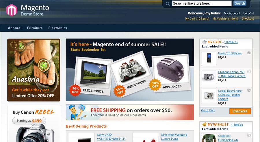 Magento : un projet e-commerce à suivre !