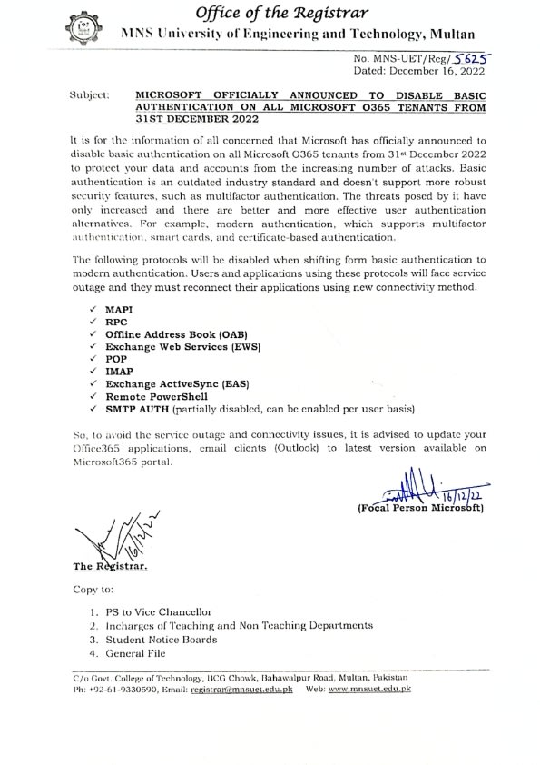 University of Lahore on X: 17. In continuation of point 8 above please  find our official notification on the semester freeze. #DigitalPakistan  16/x  / X