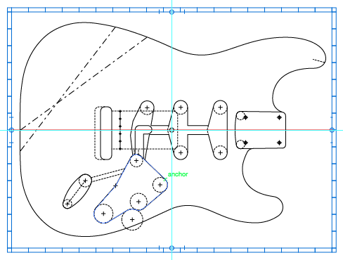 fender telecaster template