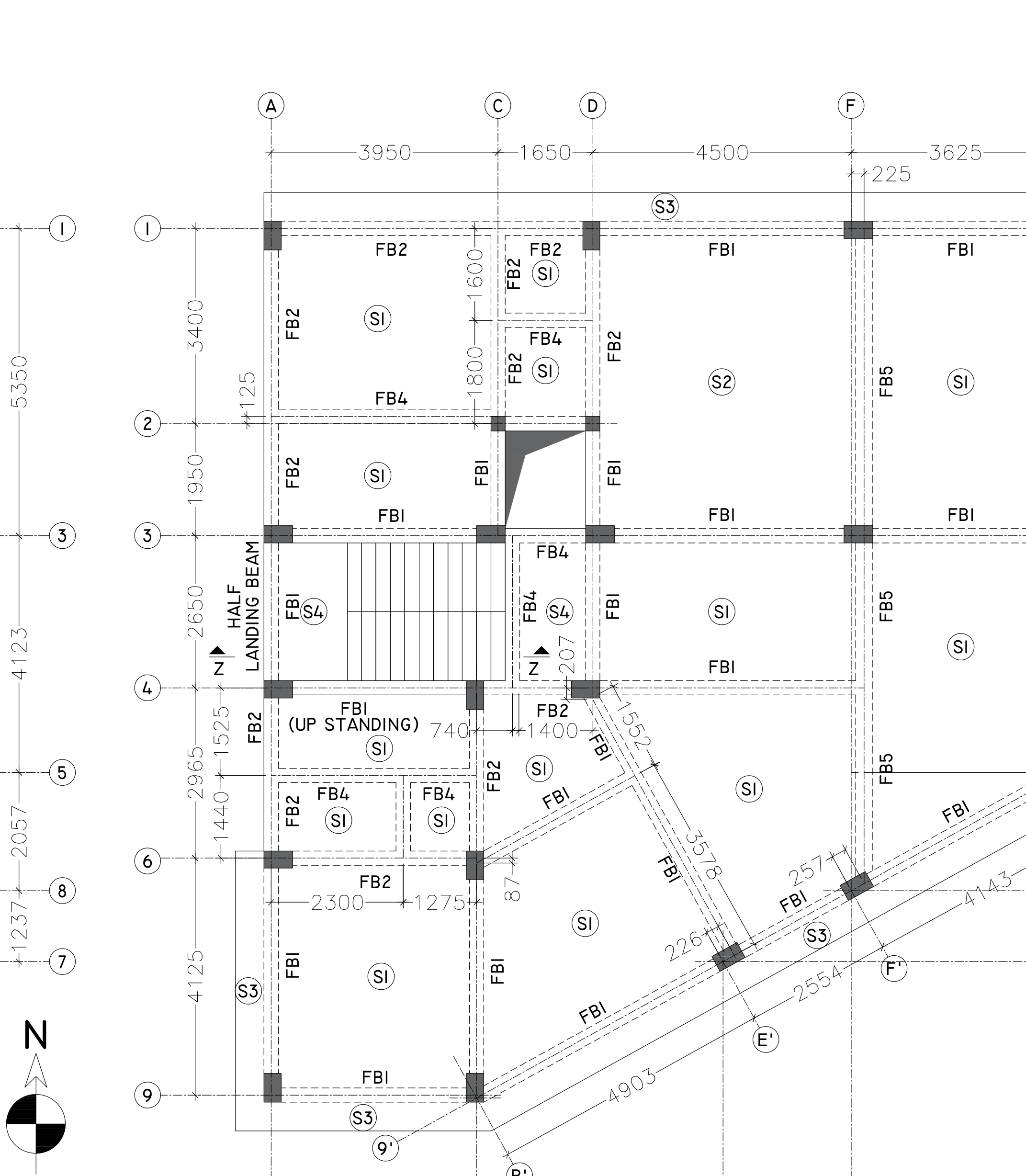 1St Floor Beam Layout