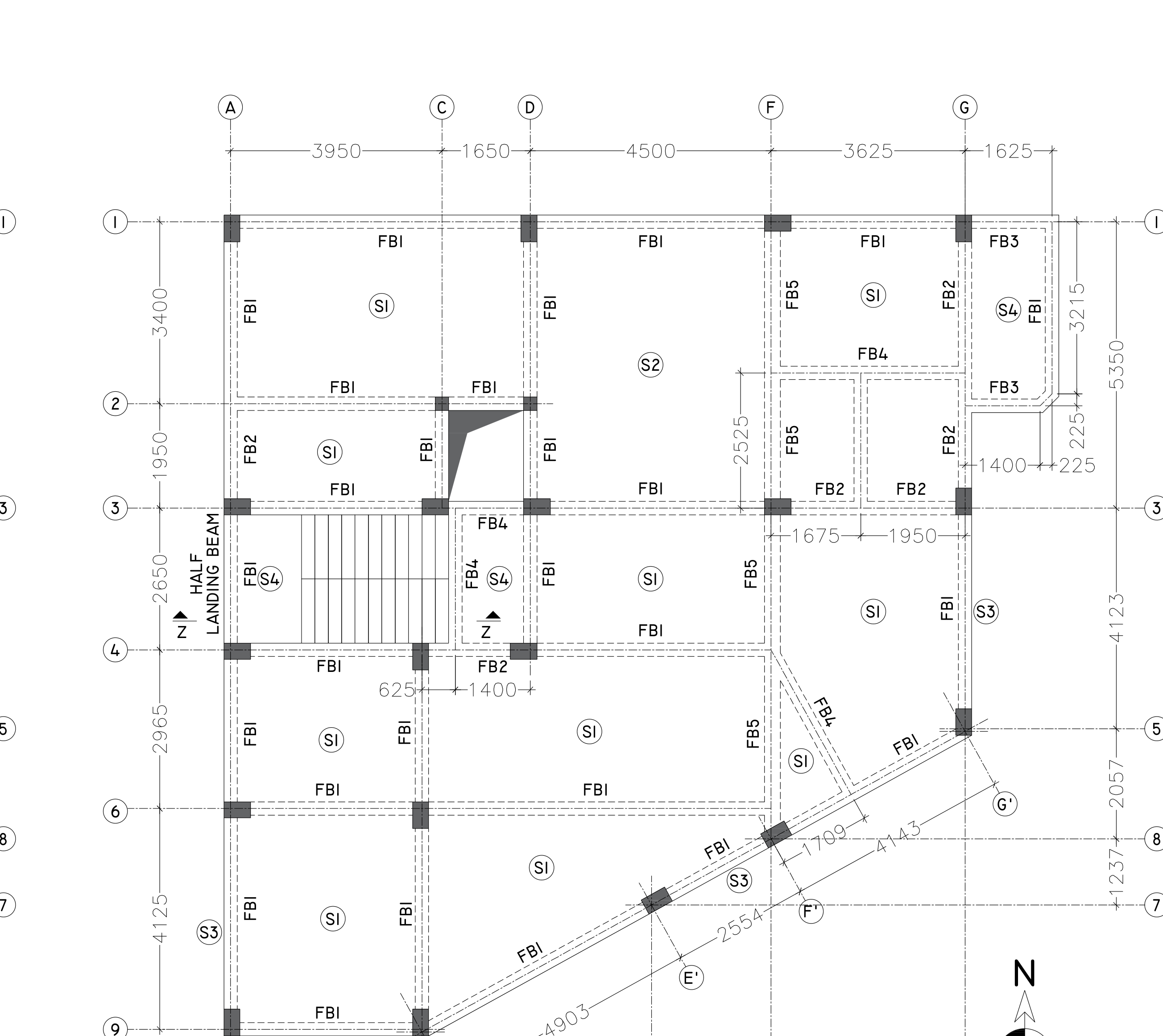 2Nd Floor Beam Layout