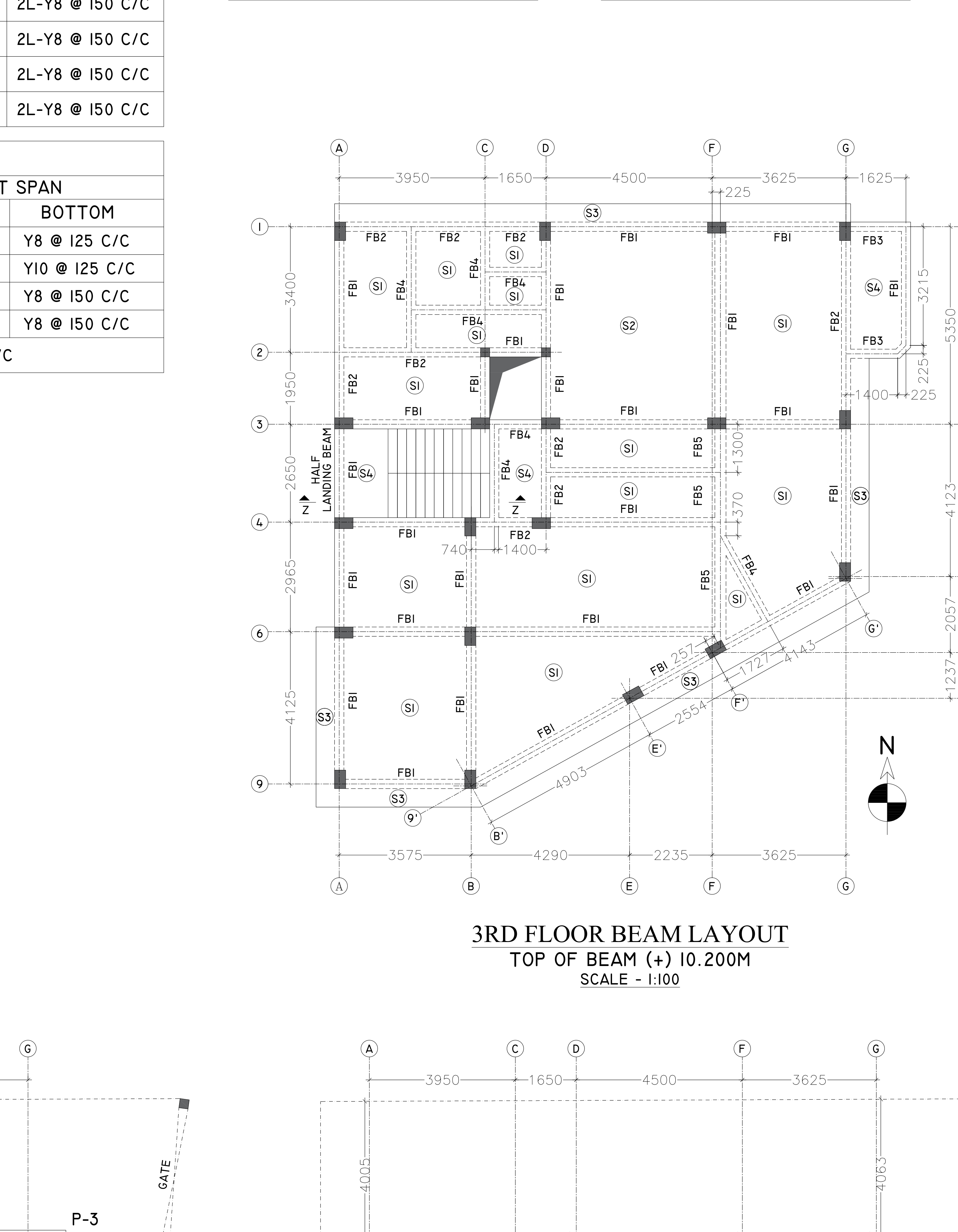 3Rd Floor Beam Layout