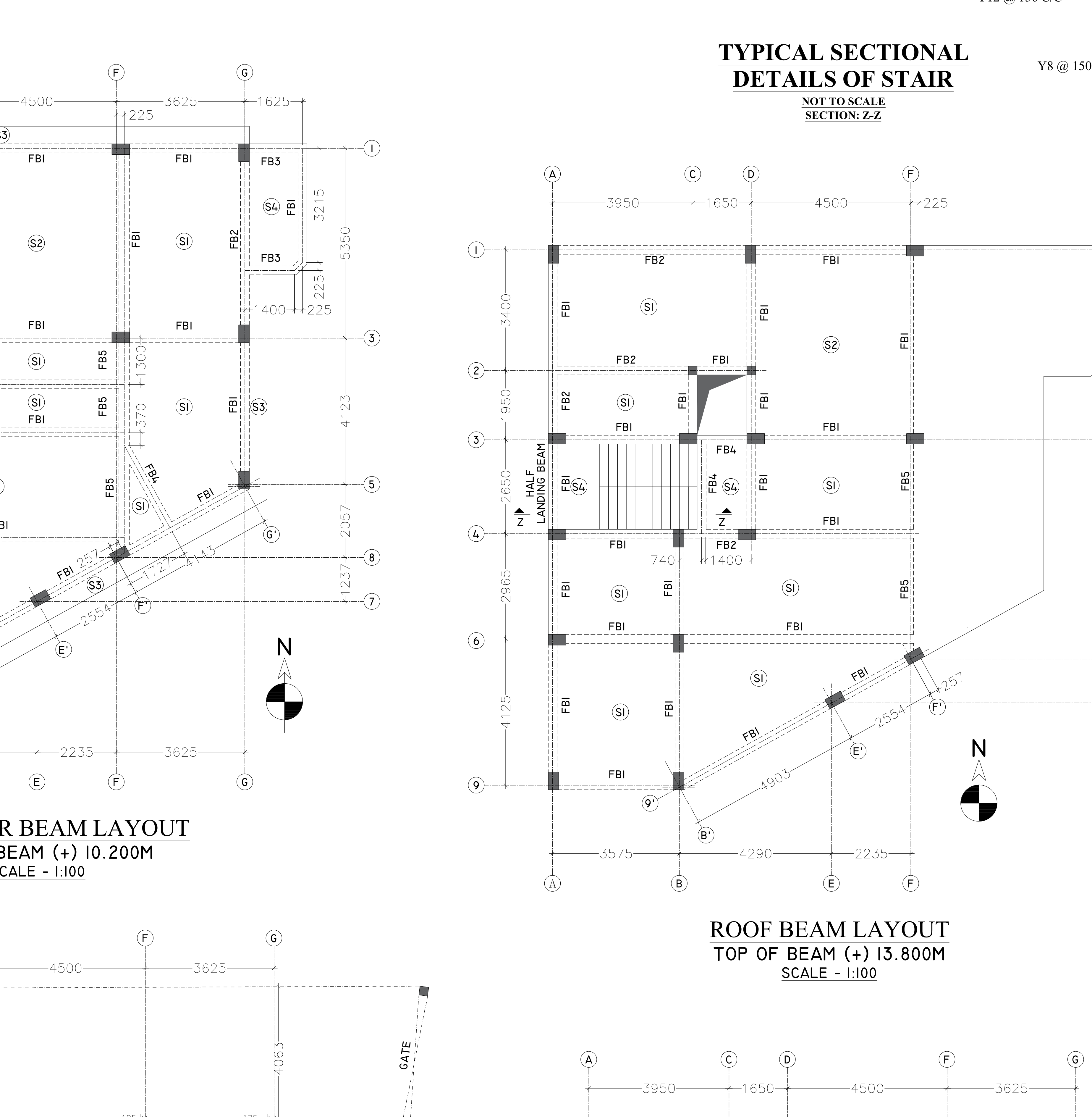 Beam Layout And Stair Framing