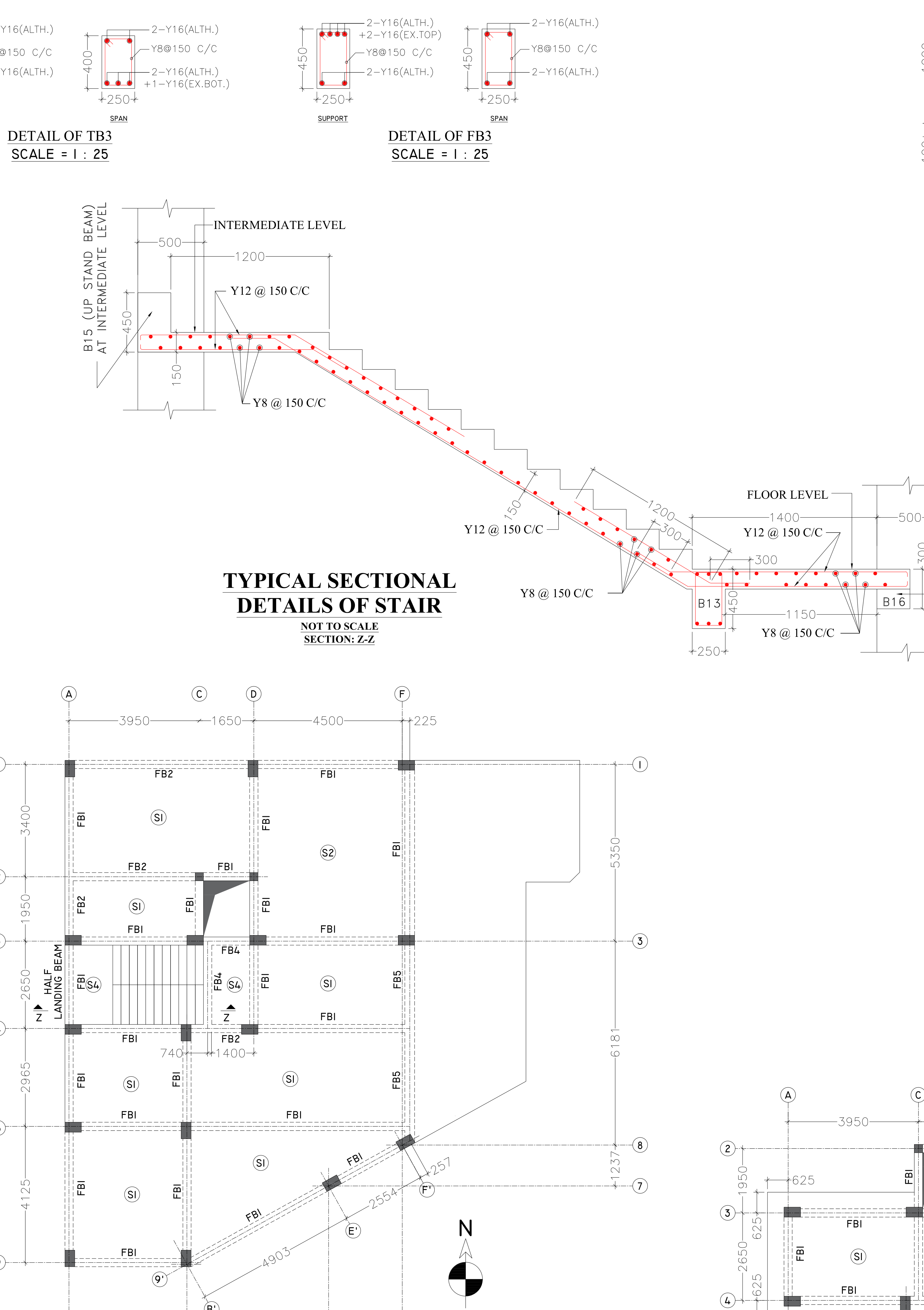 Stair Reinforcement Section