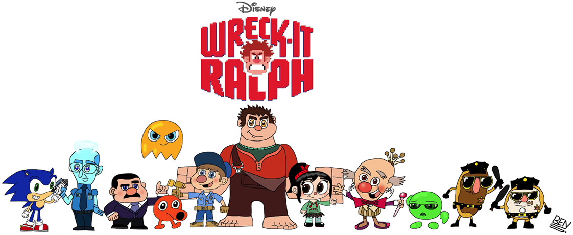 Wreck-It Ralph-Ralph and His Friends.
