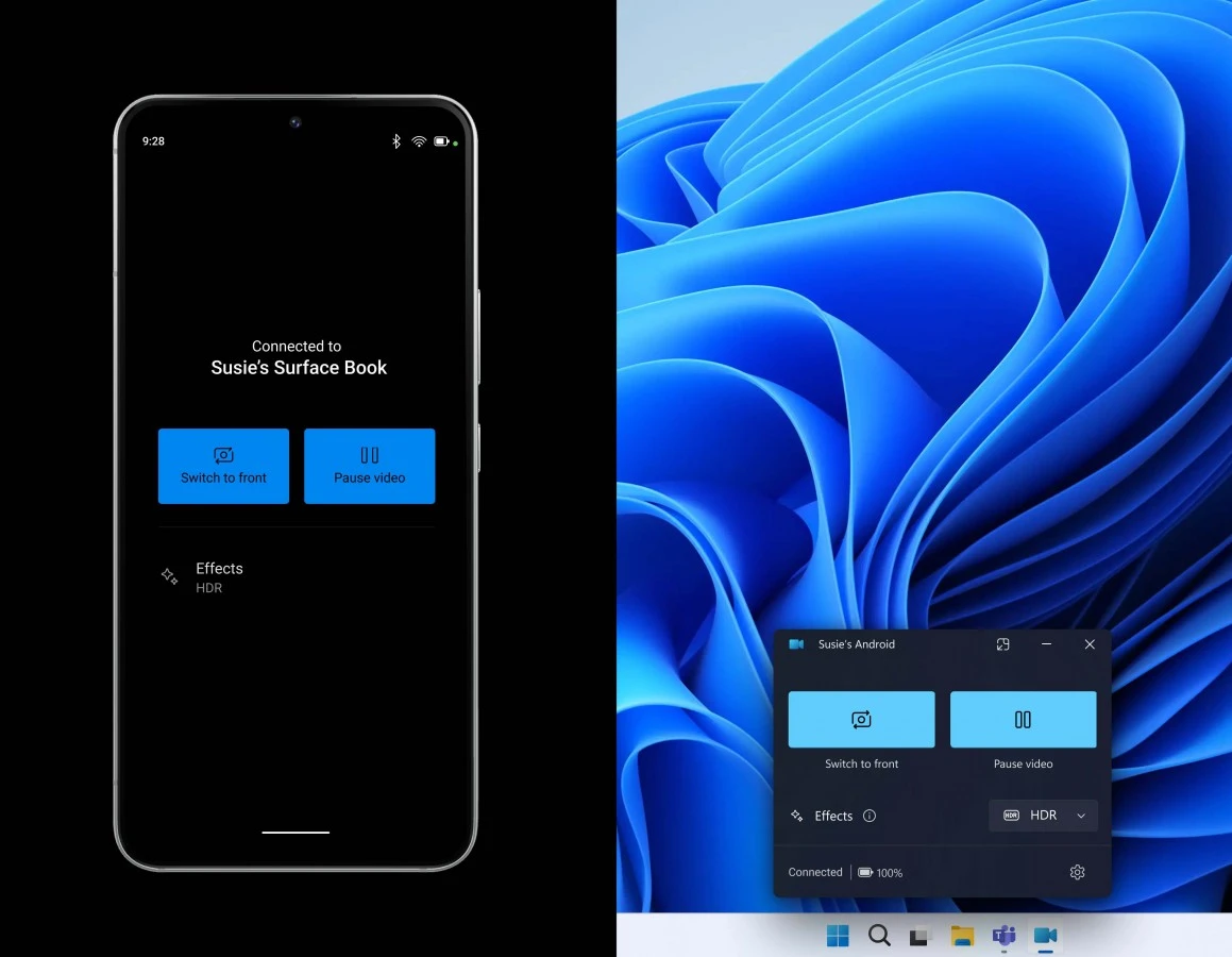 android as webcam on window 11