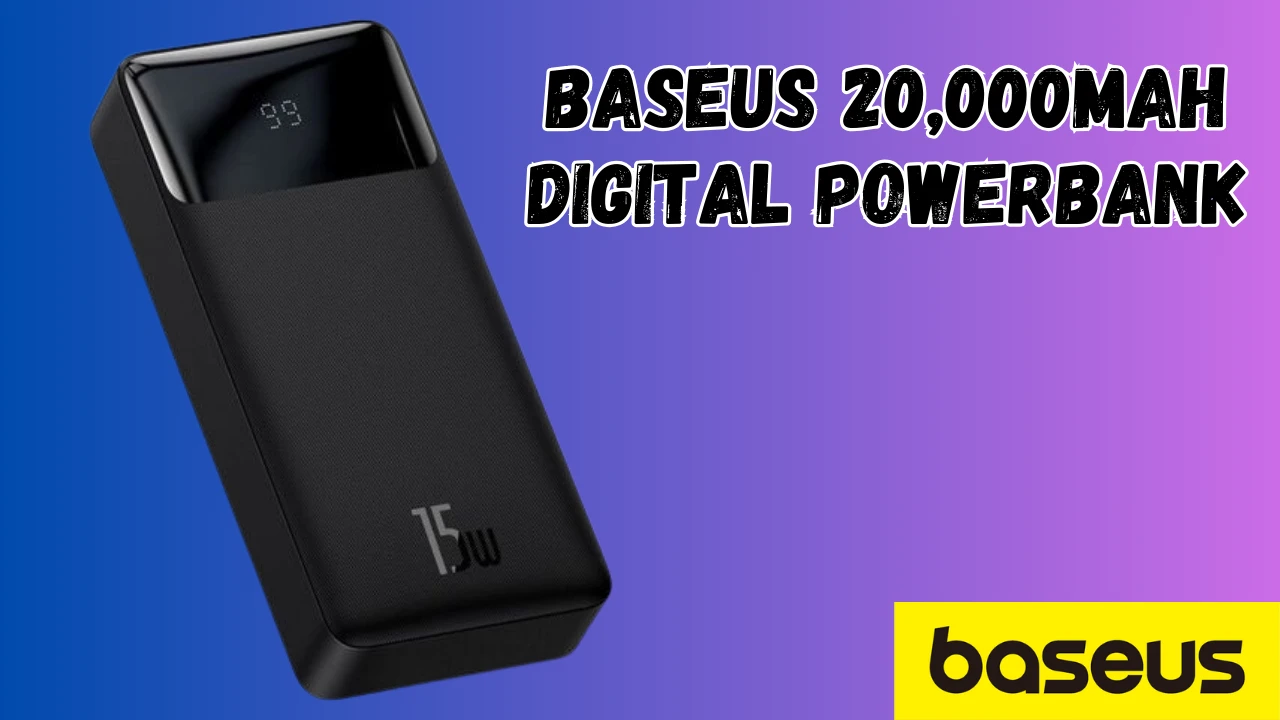 Baseus 20,000mAh Bipow Digital powerbank