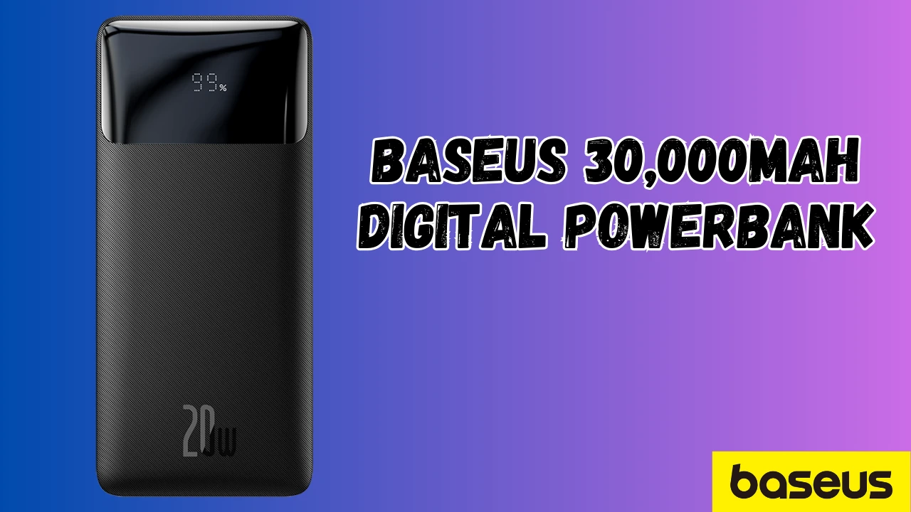 Baseus 30,000mAh digital powerbank