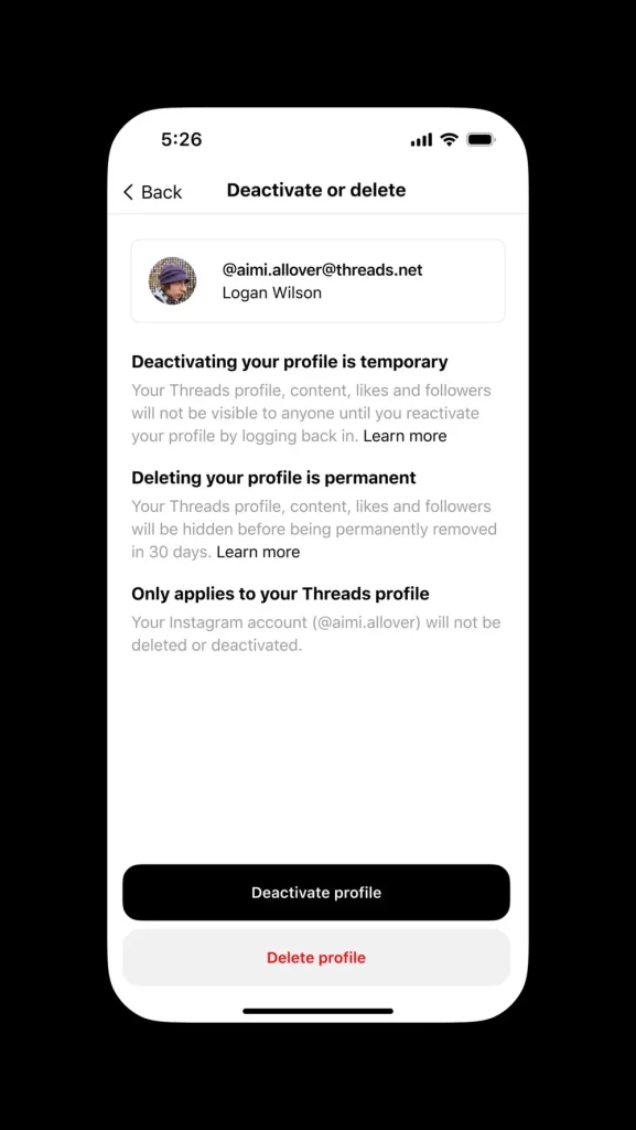 deactivate threads