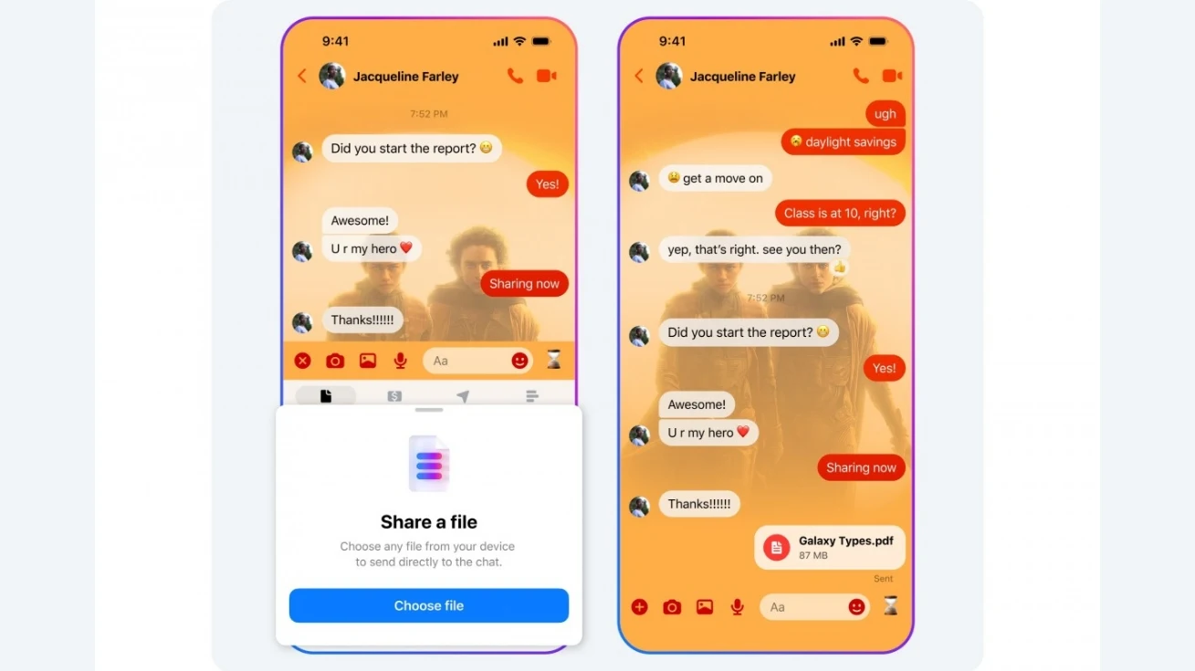 facebook messenger new update