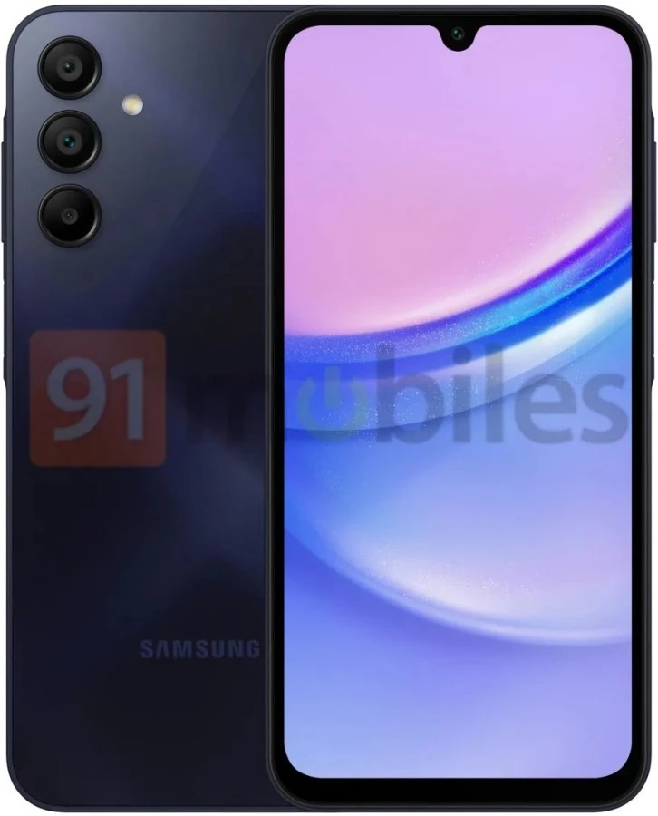 galaxy a15 blue model