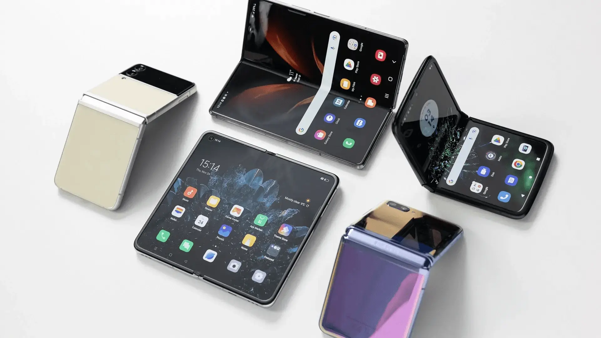 galaxy zfold and zflip