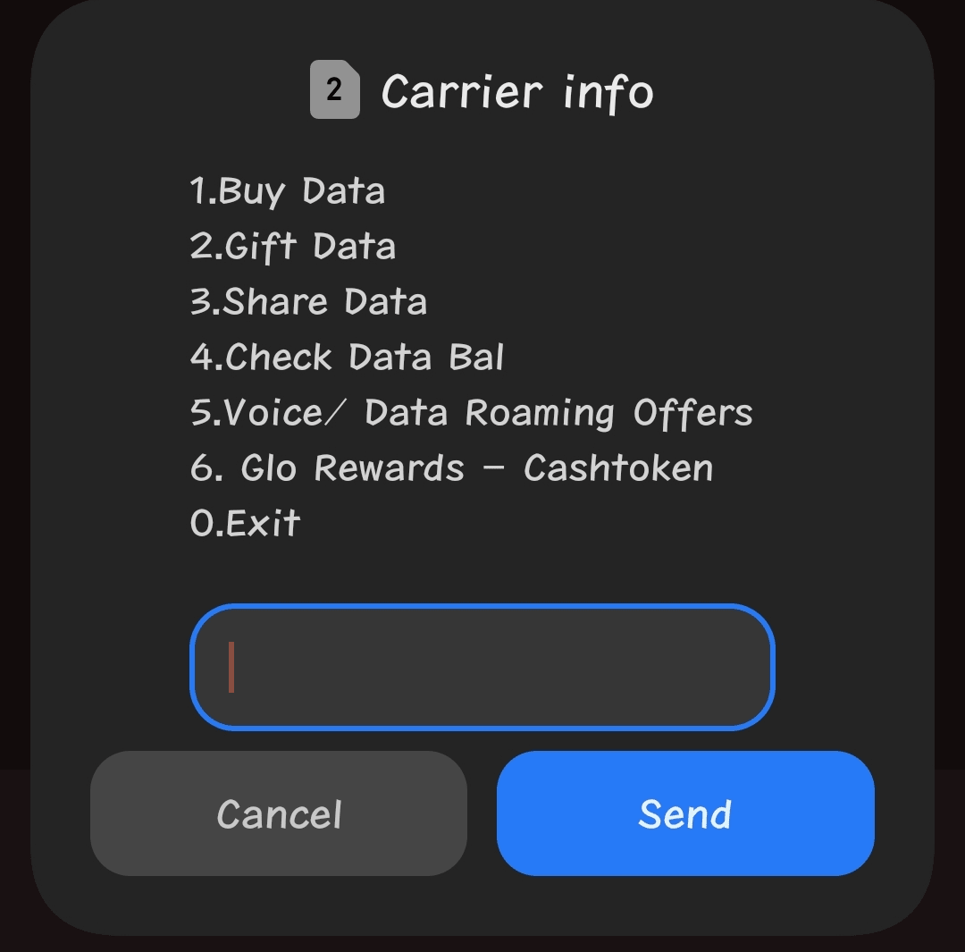 glo ussd method for checking data balance