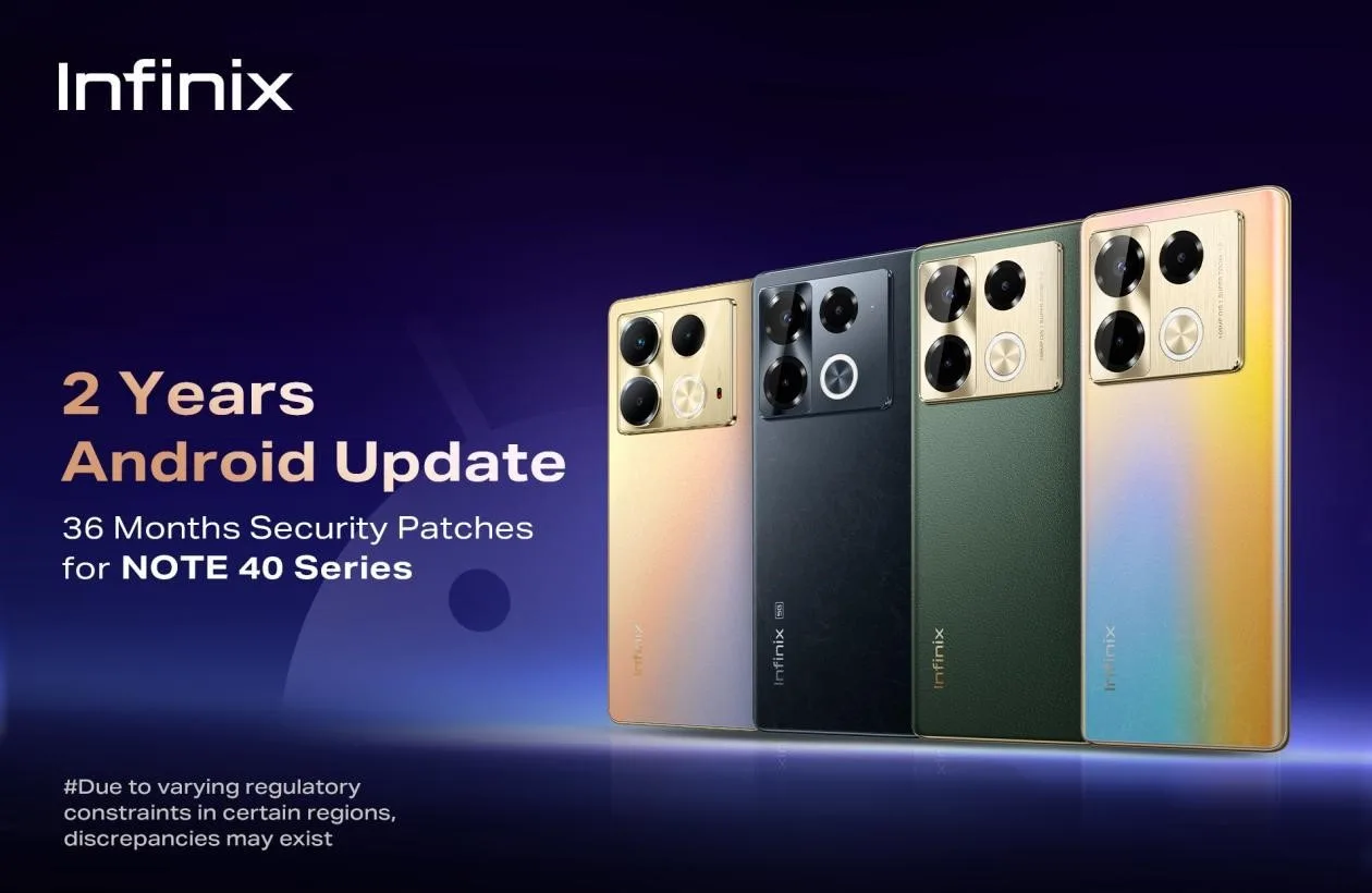 infinix note 40 updates