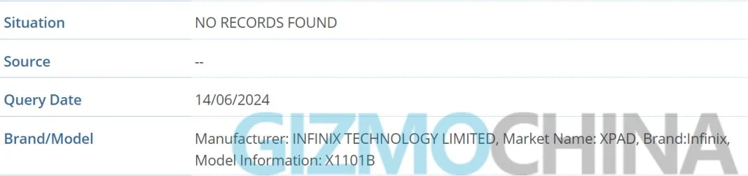 infinix xpad leak