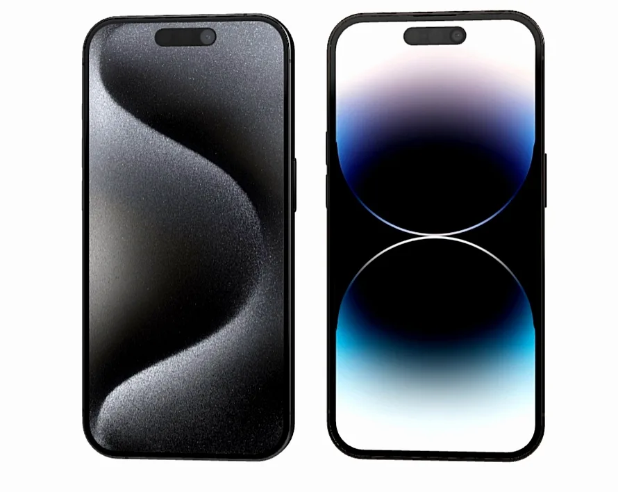 iphone 15 pro vs iphone 14 pro display