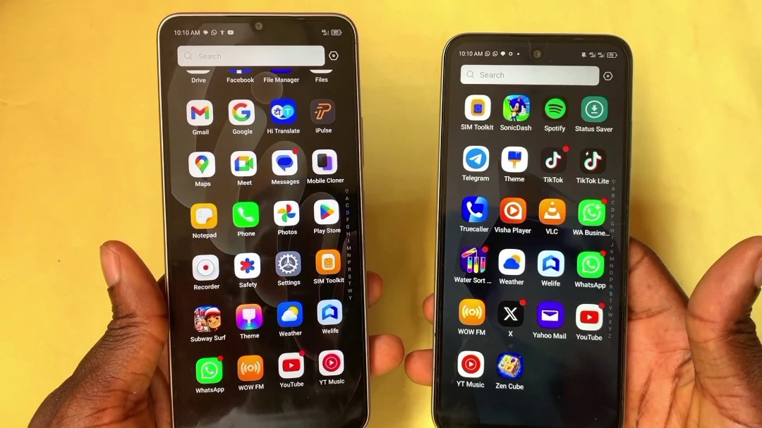 itel 100 vs p70