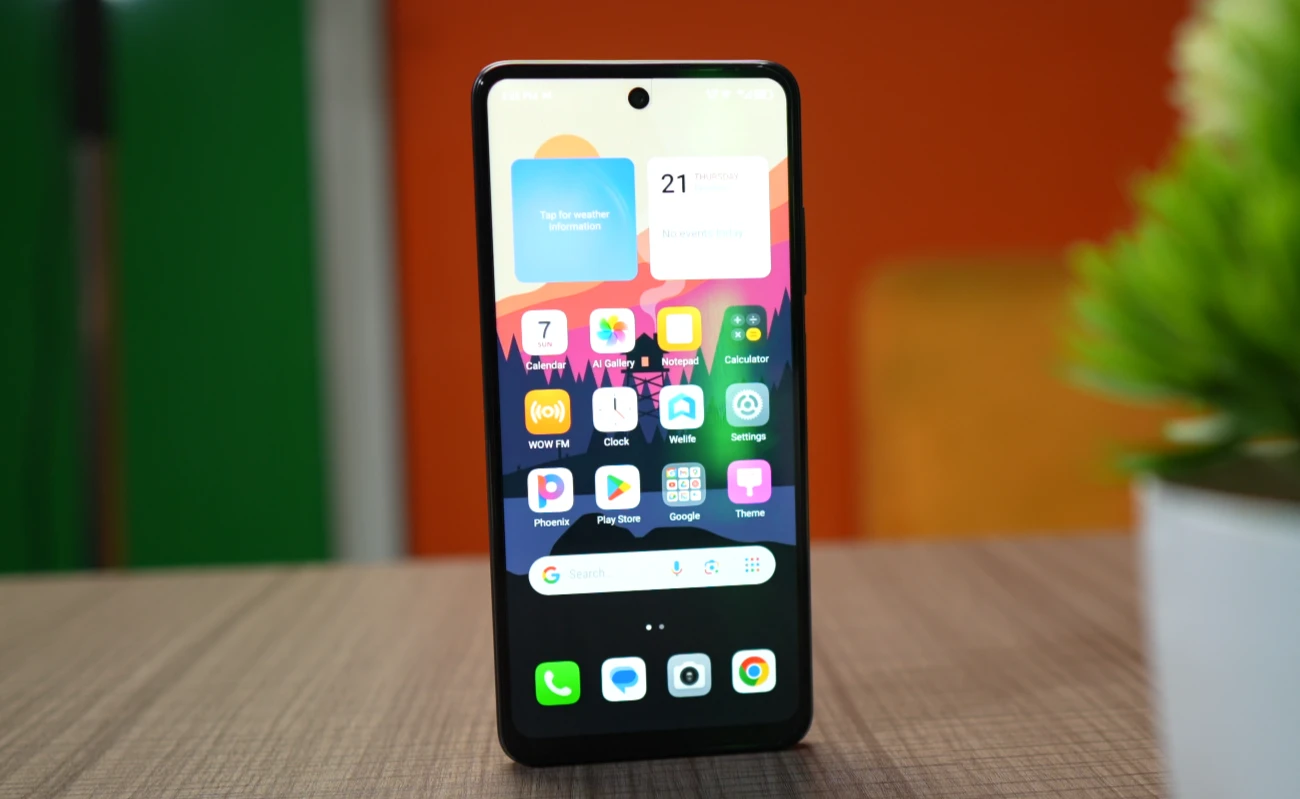 itel p55t display