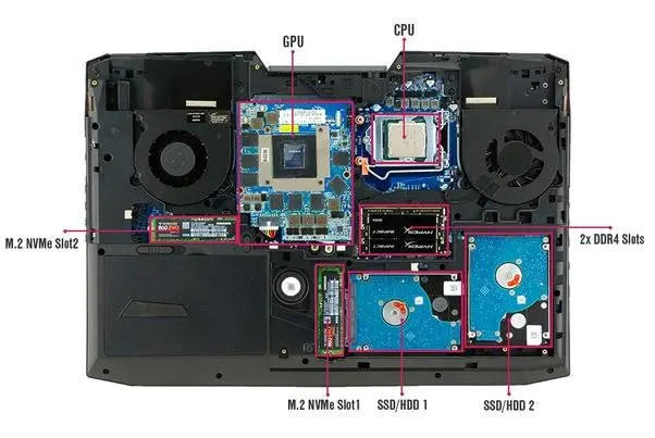 laptop with graphics card