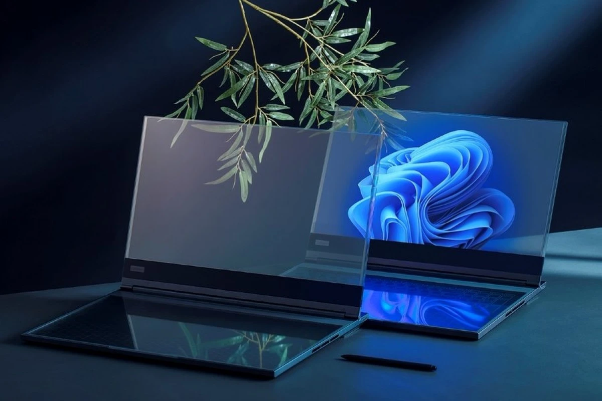 lenovo transparent laptop