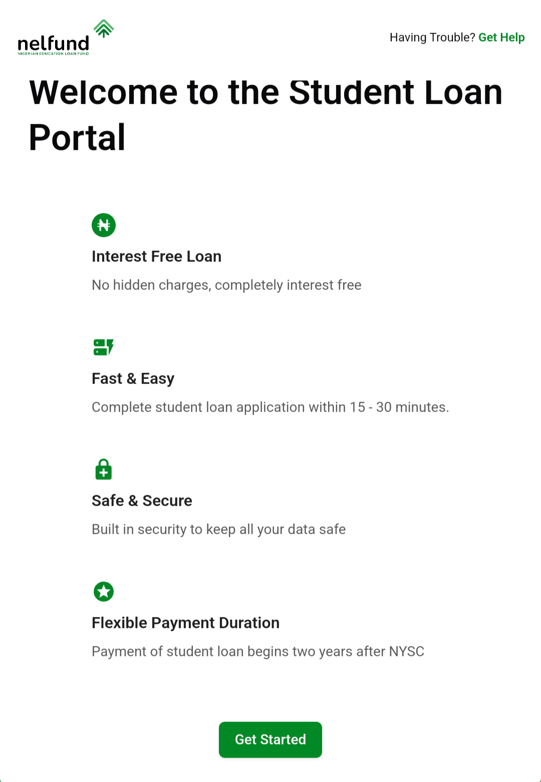 nelfund get started