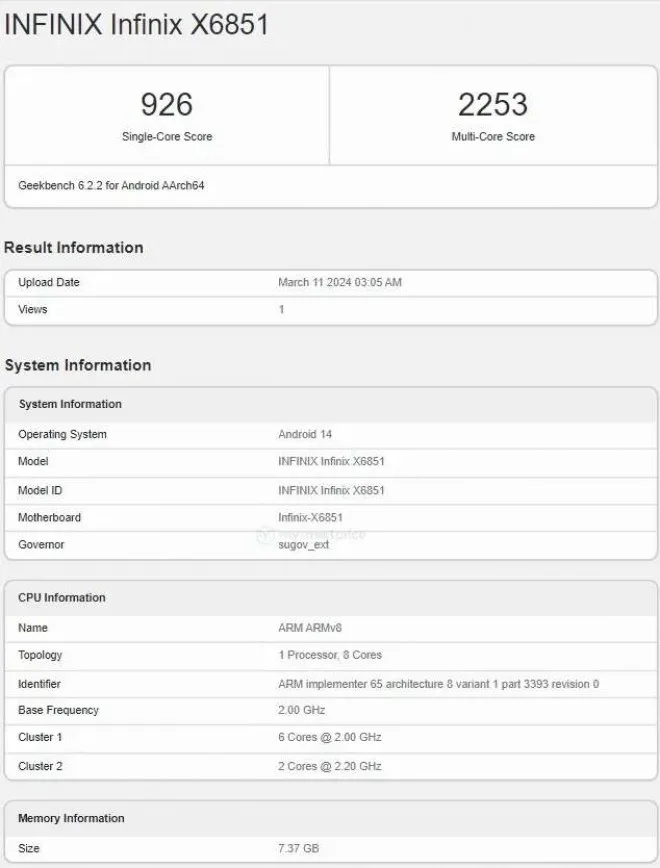 note 40 pro spotted on play console