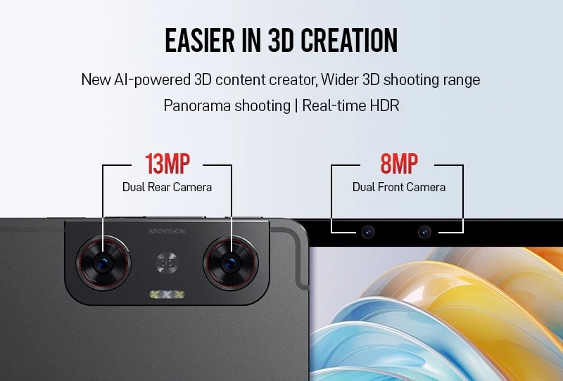 nubia pad 3d creation