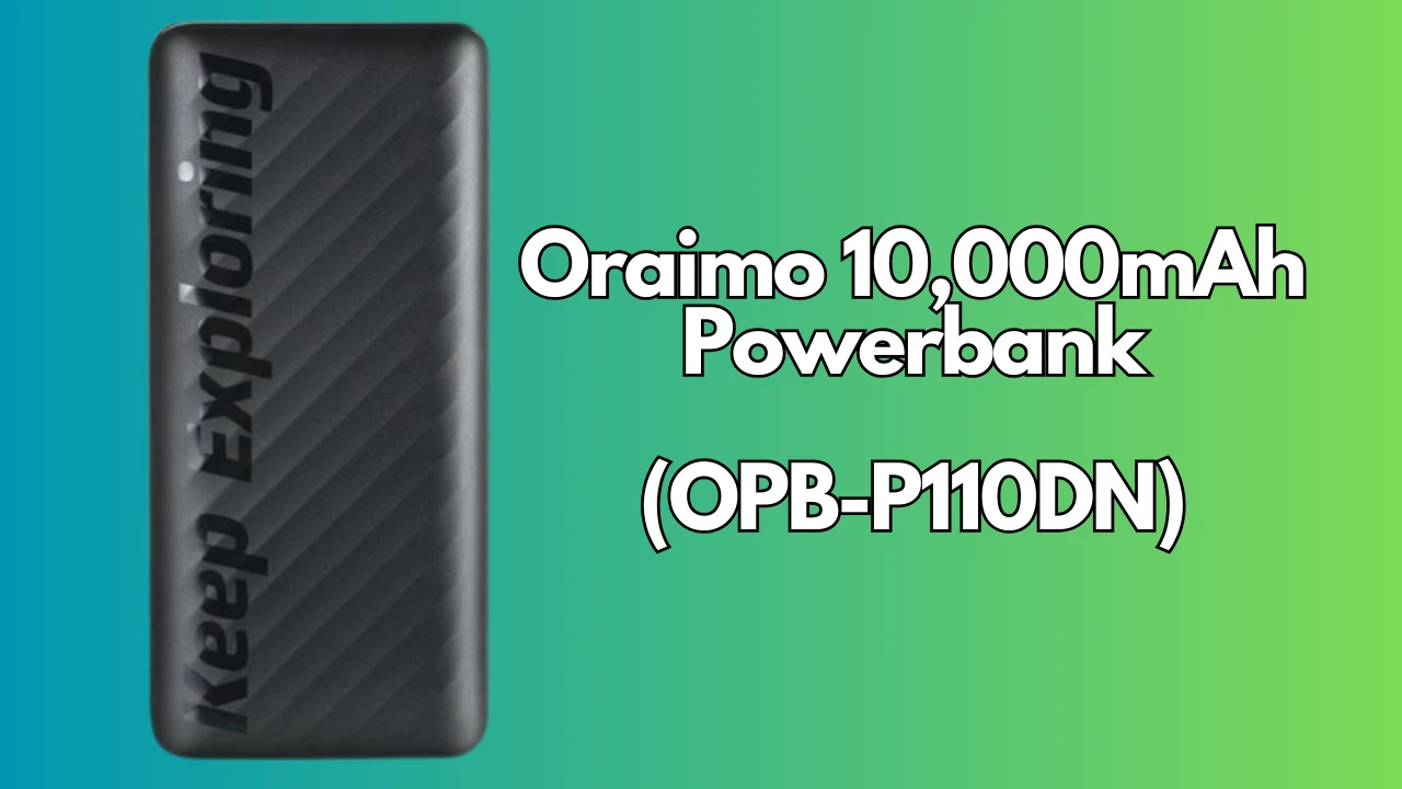 Oraimo 10,000mAh Powerbank (OPB-P110DN)