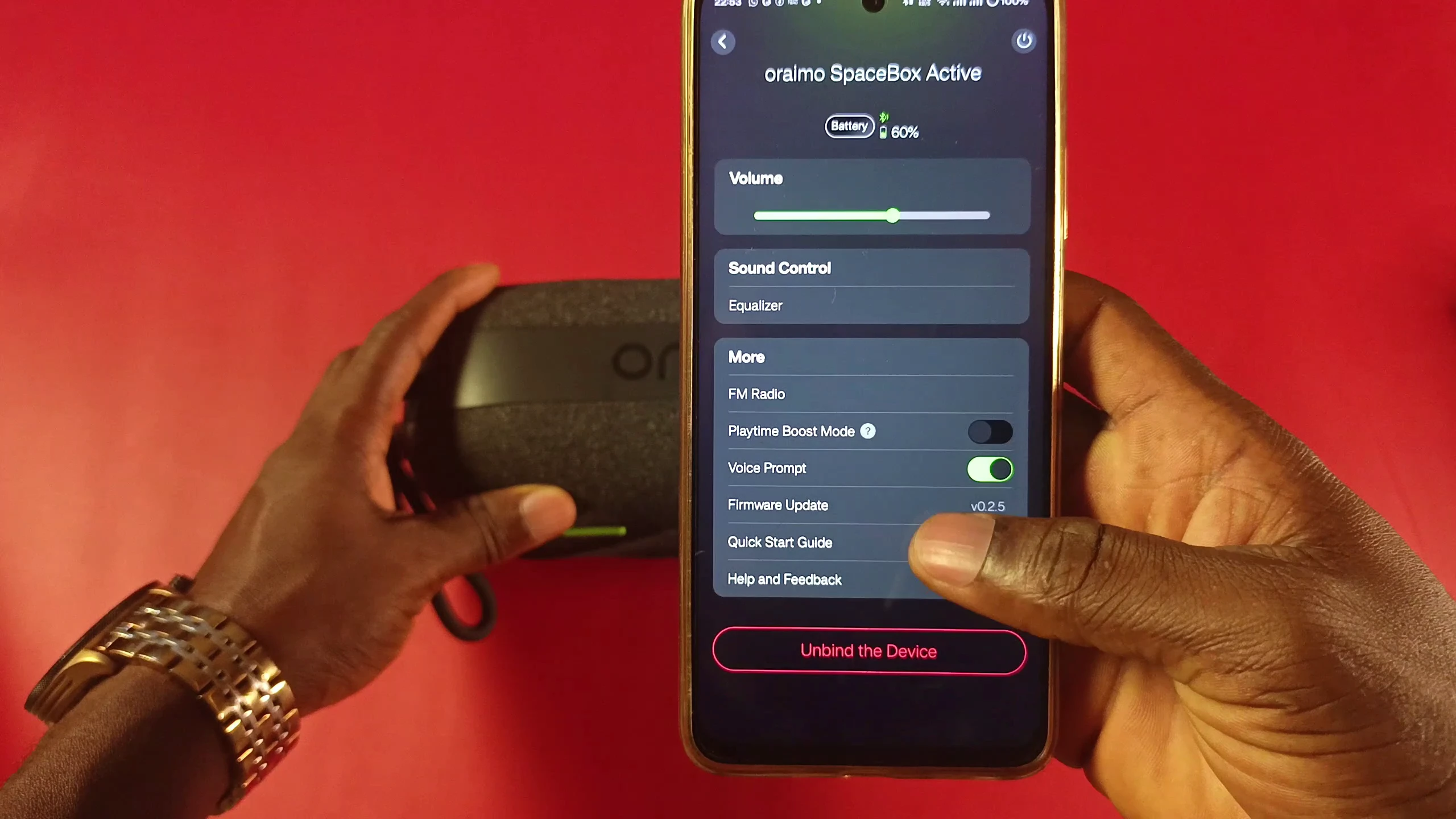 oraimo spacebox active app