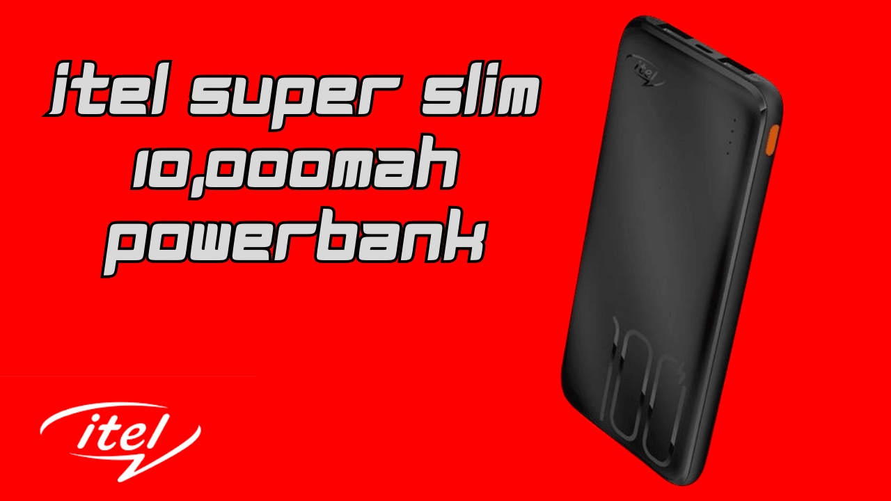 Itel Super Slim 10,000mAh powerbank