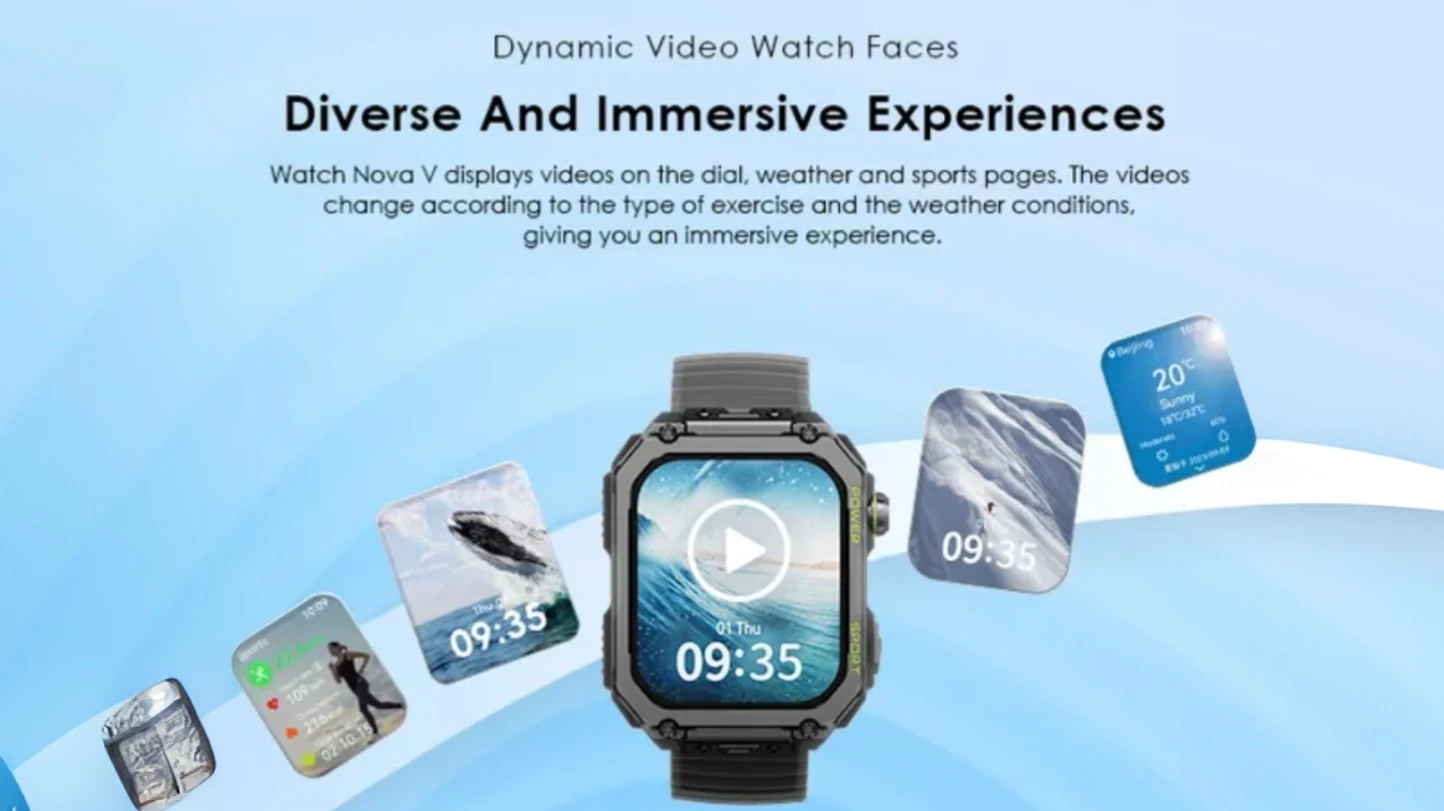 oraimo watch nova v faces