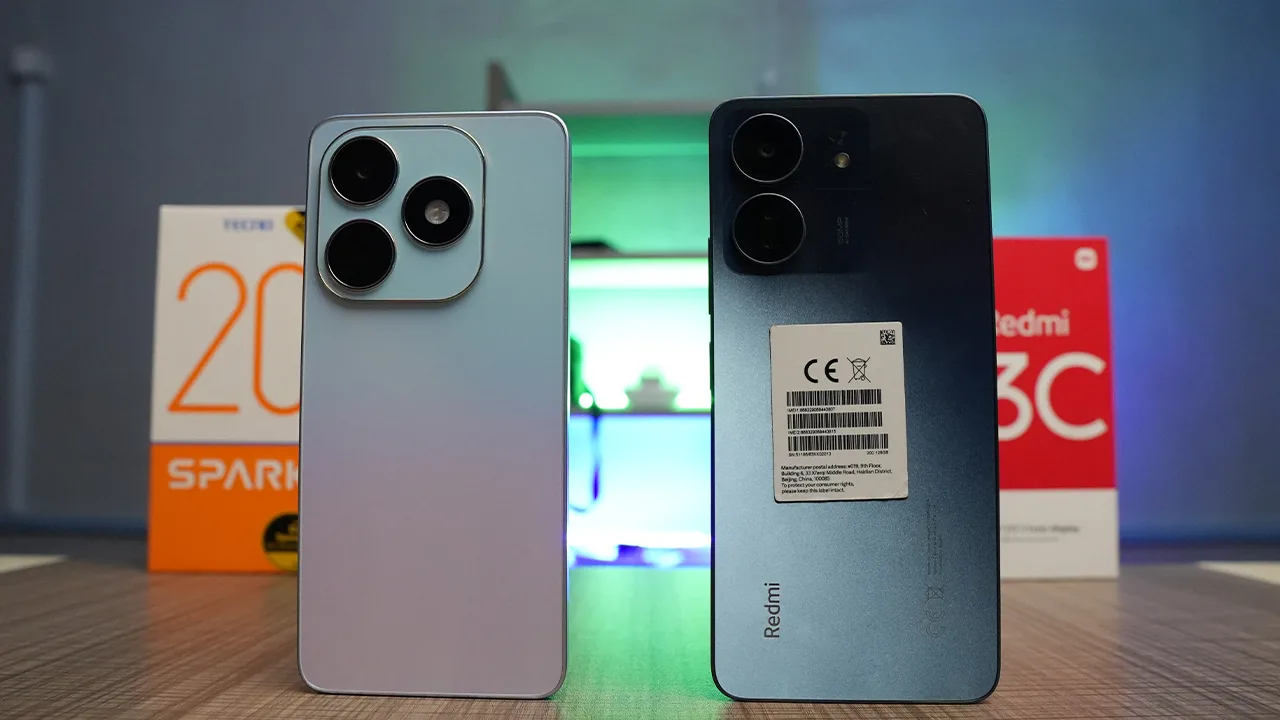 redmi 13c vs tecno spark 20