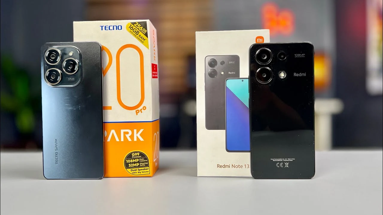 redmi note 13 vs tecno spark 20 pro