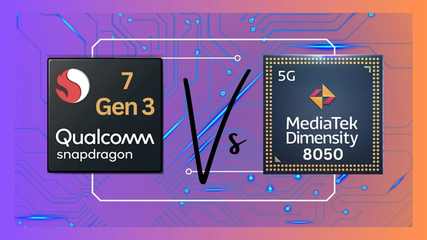snapdragon 7 gen 3 vs dimensity 8050