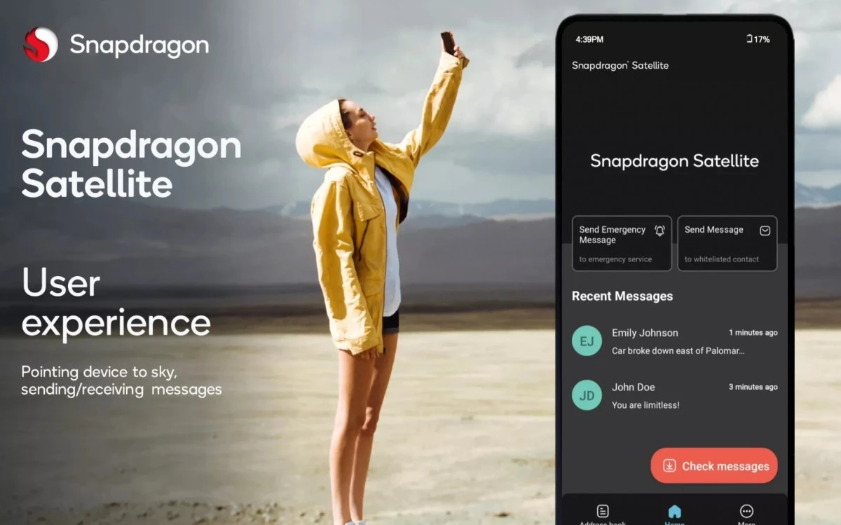 snapdragon satalite connectivity