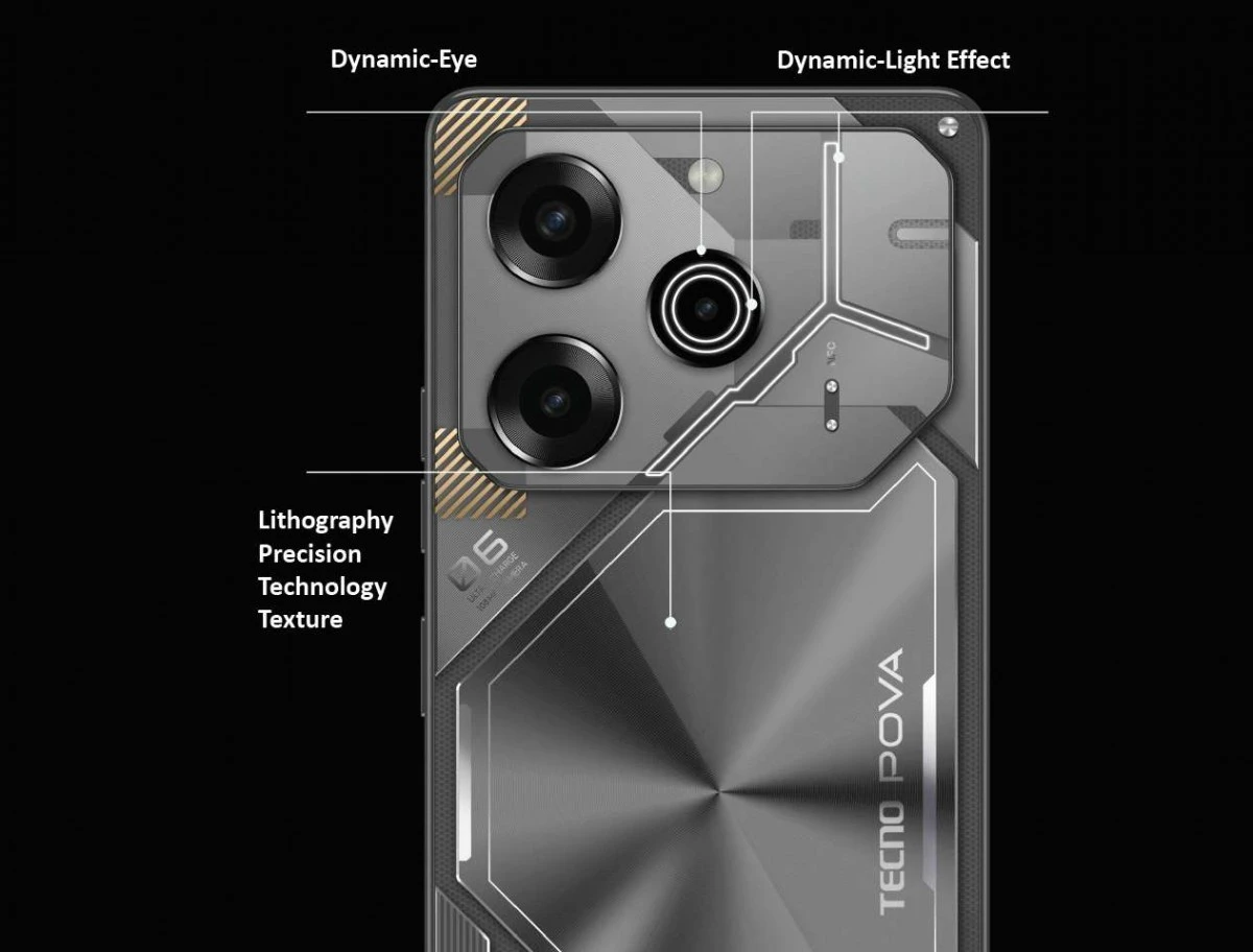 tecno pova 6pro camera