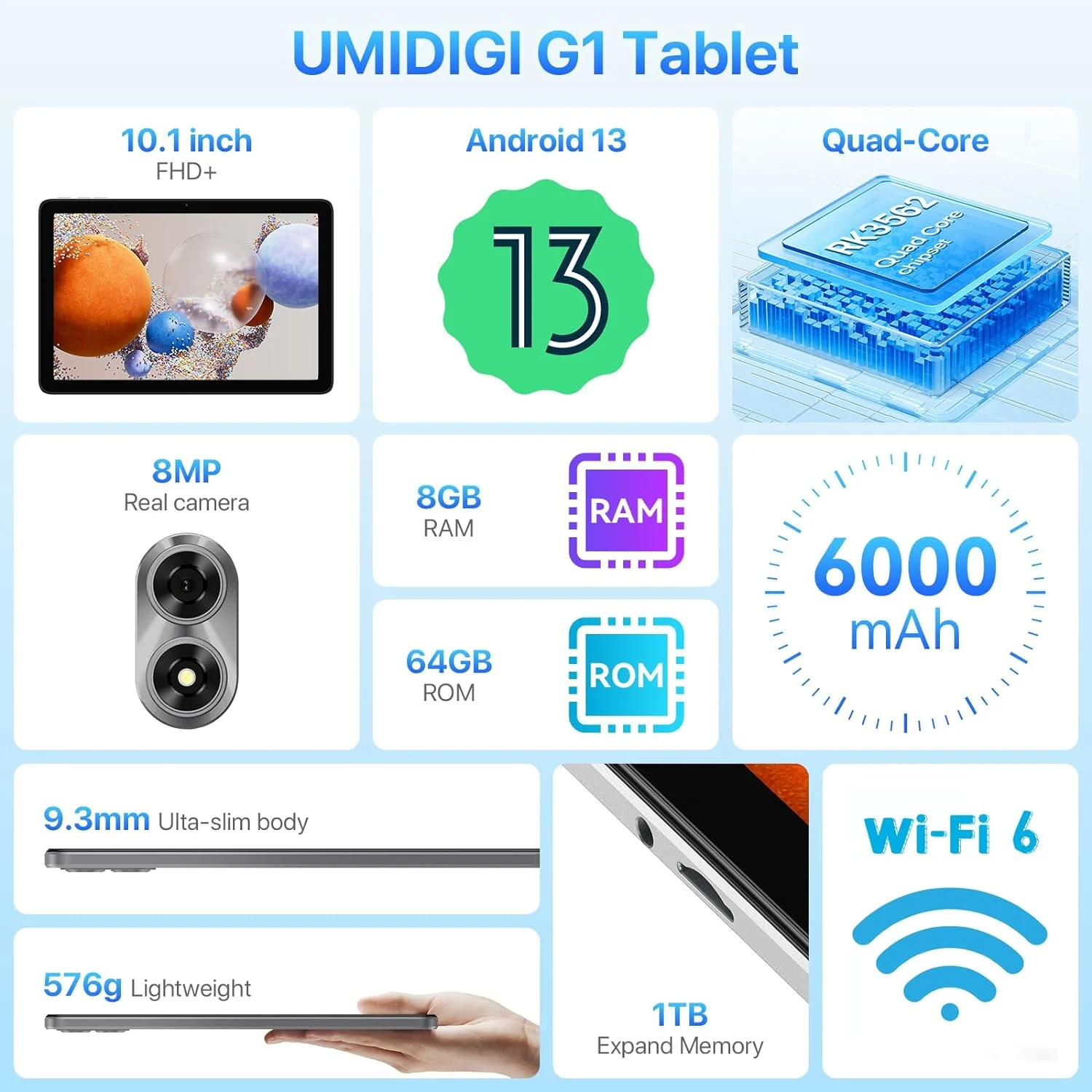 umidigi g1 tab spec