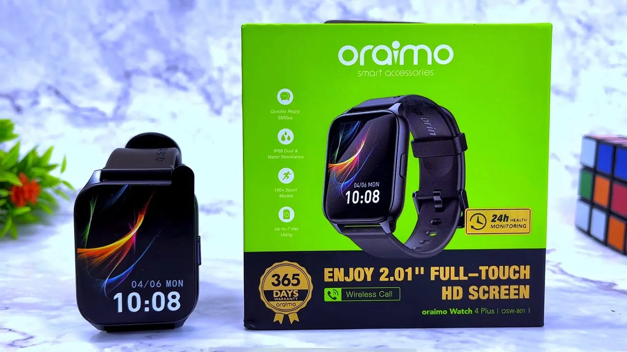 9. Oraimo Watch 4 Plus