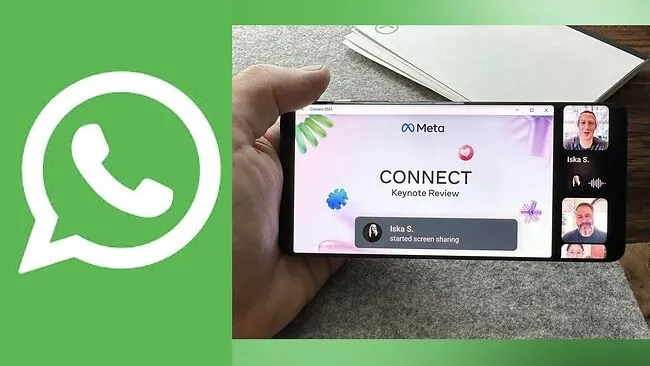 whatsapp screen sharing