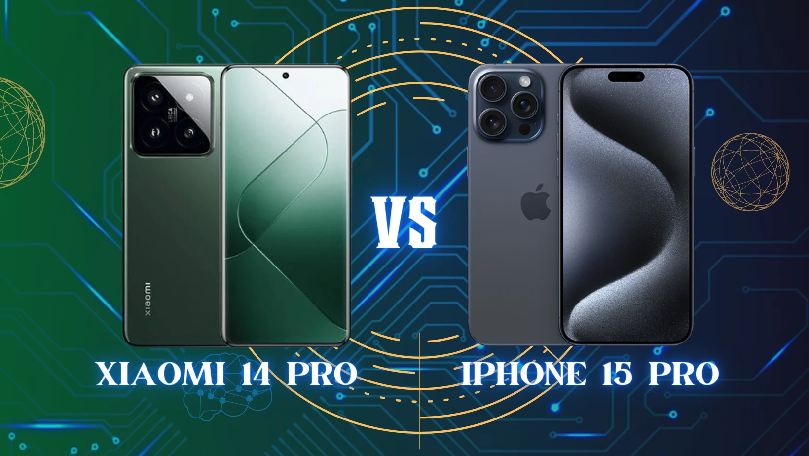 Xiaomi 14 Pro VS iPhone 15 Pro Max 